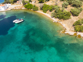 Griechenland,  Ägäis, Pagasitische Golf, griechischen Halbinsel Pilion, Meerenge von Trikeri, Region Volos,  Trikeri-Melina, Bucht von Tzasteni © David Brown