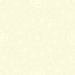 Geometric floral ornament. seamless art-deco pattern. vector illustration. for design, wallpaper, invitation