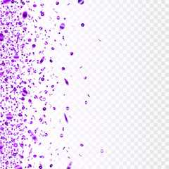 Stock vector illustration purple confetti isolated on a transparent background EPS 10 - 212934479