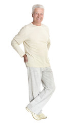Fototapeta premium portrait of senior man posing