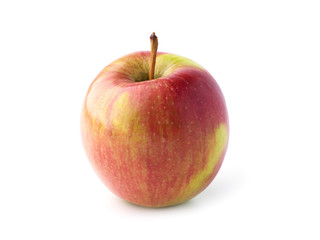 red apple on a white background