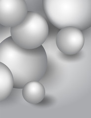 3D balls background