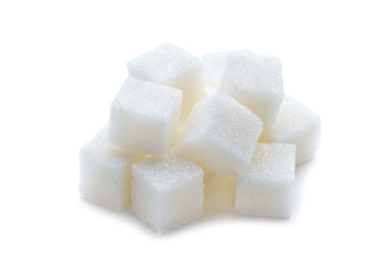 Sugar Cube on white background