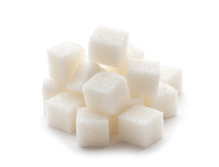 Sugar Cube on white background