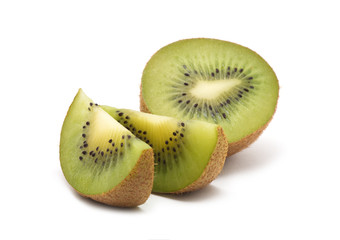 Kiwi fruit isolated on white background