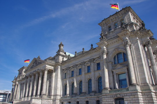 Reichstag, the famous parliament of Germany