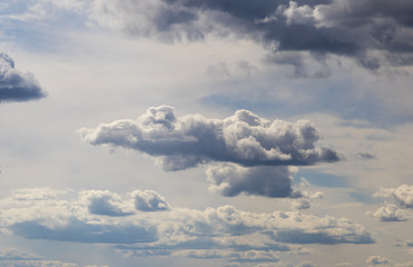 Fototapeta na wymiar Storm clouds, dramatic sky