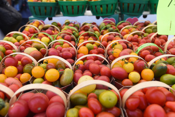 Heirloom cherry tomatoes