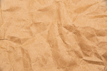 Crumpled paper for background usage
