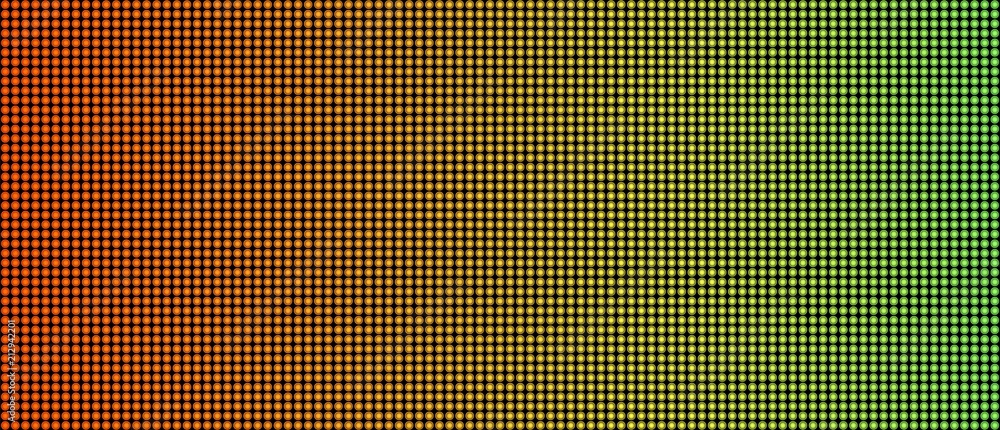 Poster creative vector illustration of led screen macro texture isolated on transparent background. art des