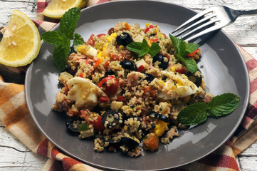 كُسْكُس‎ kuskus Cuș cuș Cuscus Cuscuz Κουσκούς Couscous Tabulè 