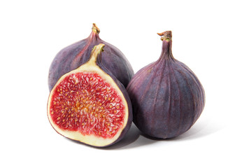 Fig isolated on white background.