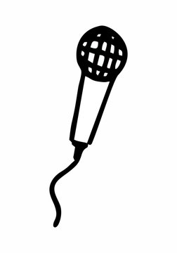 Simple microphone illustration