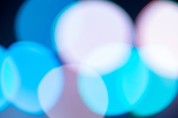 blue bokeh abstract light background