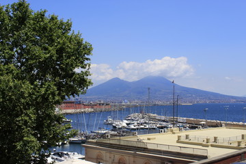 Vista Vesuvio, Napoli, Italia