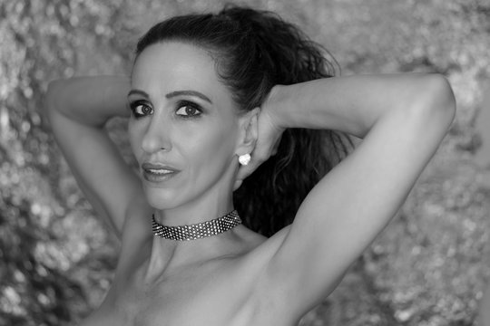 Heise Frau mit hei&szlig;em sexy Blick