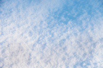background of fresh snow