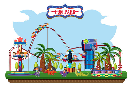 A map of fun park