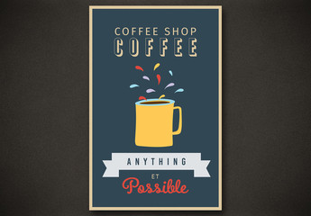 Coffee Shop Poster Layout