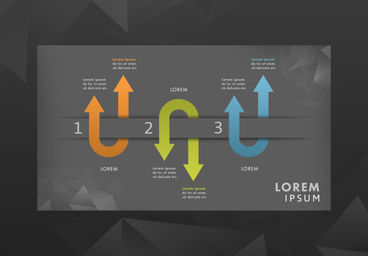 Infographic Layout with Arrows