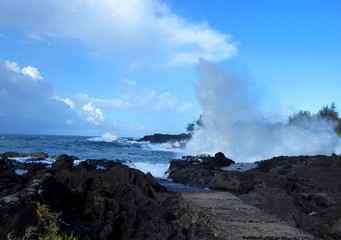 Fototapeta na wymiar La Reunion island's coast - France