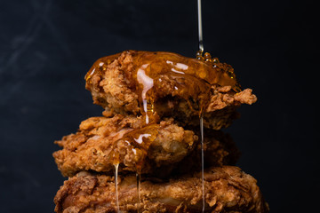 Fried Chicken with Honey