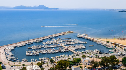 Port of Sidi Bou Said, Tunisia.