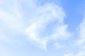 white clouds on blue sky. background texture