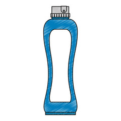 bottle house product icon vector illustration design