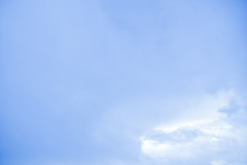 white clouds on blue sky. background texture