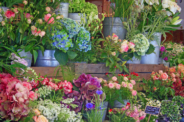 Blumen auf dem Markt