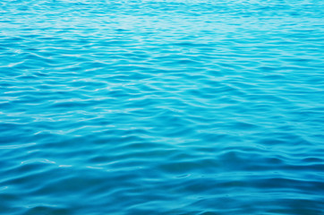 Blue sea water background