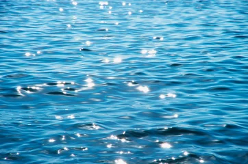 Foto op Plexiglas Oceaan golf Blue sea water background