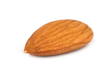 Almond isolated on white