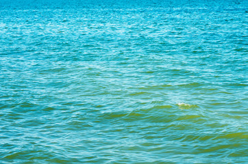 Blue sea water background