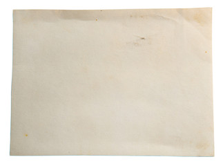 old paper texture on white