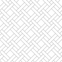 INTERWEAVING SEAMLESS VECTOR PATTERN. GEOMETRIC CROSSING STRIPED