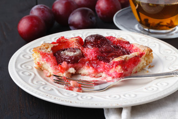 Sweet plum dumplings