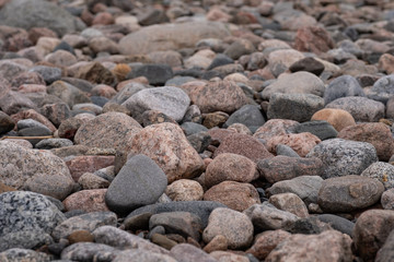 Pebbles on Baltic coast