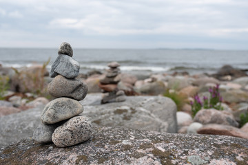 Pebbles on Baltic coast