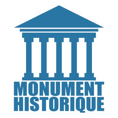 Fototapeta premium Logo monument historique.