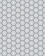 Honeycomb seamless pattern, polygonal mosaic abstract geometry background. Used for creative design templates