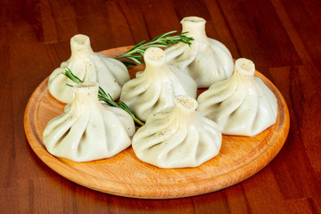 Georgian traditional Khinkali