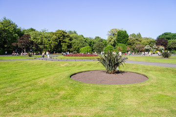 Lake in St Stephen Green Park