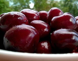 red sweet cherry ripe juicy. tasty food. healthy food. vitamins.