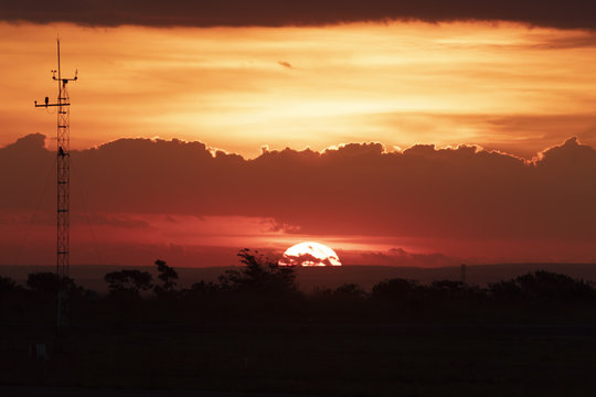 Sunset in Uberaba - MG - Brazil