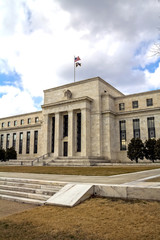 Naklejka premium Federal Reserve Building in Washington DC, United States