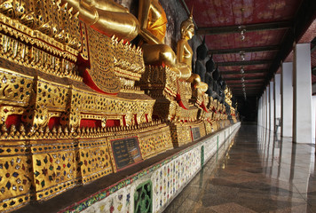 Wat Suthat Principal Wihan in Bangkok. Kingdom of Thailand