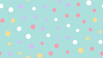 Seamless dots pattern with light background. Vector repeating texture.