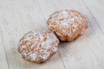 Delicious and sweet muffins
